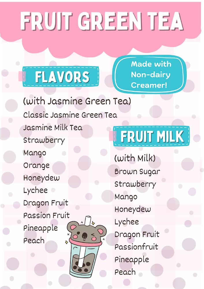 Mochi Tea Cafe (Boba Tea, Ice Cream & Cakes) Menu image 3